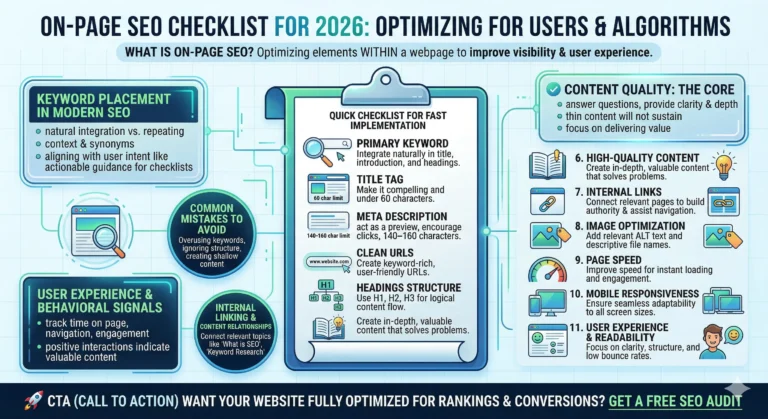 on-page seo checklist