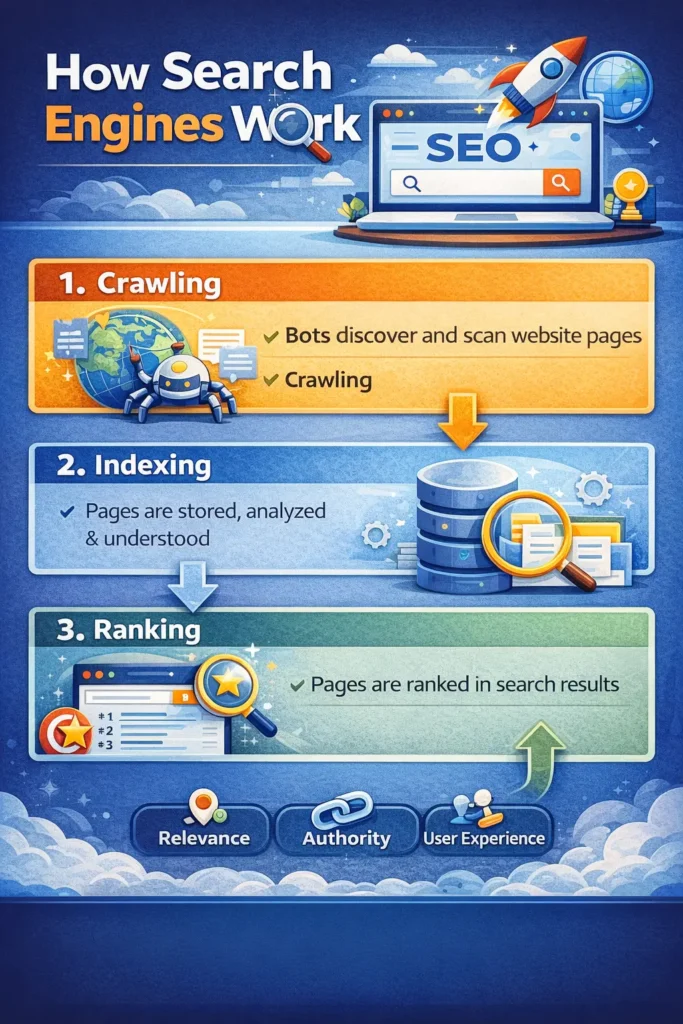 how search engine works