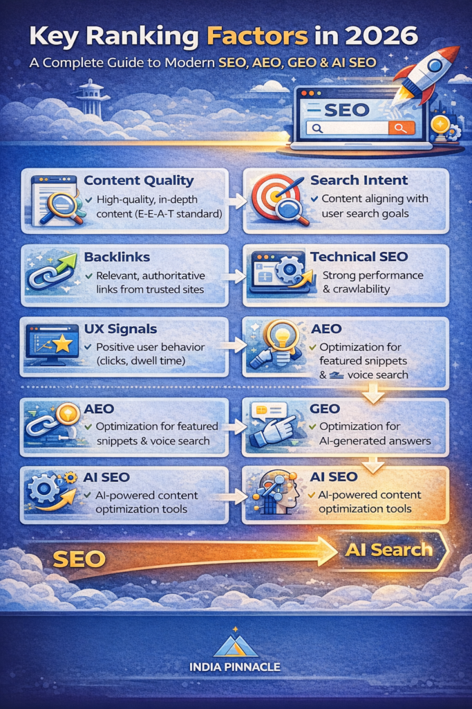 Key Ranking Factors in seo